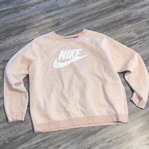 EUC NIKE Pink Crewneck Sweatshirt XL (Runs Small)